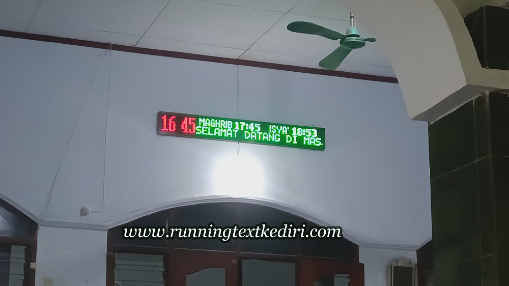 <p>Jadwal Sholat Warna merah dan hijau yang di minati banyak para pelanggan saat ini untuk di jadikan sebagai alat jam sholat digital otomatis, anda bisa dapatkan jadwal sholat sesuai dengan keinginan anda kami akan melayani anda dengan baik dimanapun anda akan memesannya melalui media sosial atau juga bisa secara langsung.</p>